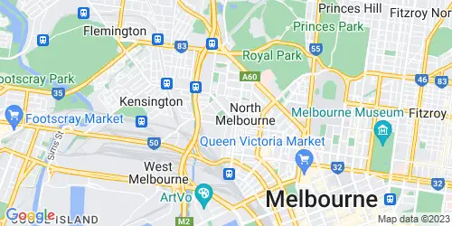 North Melbourne crime map