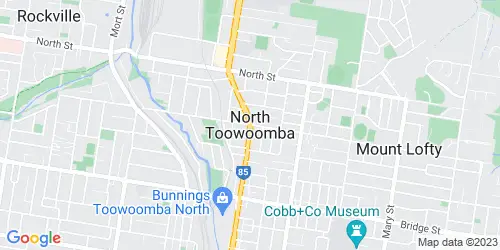 North Toowoomba crime map