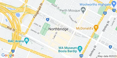 Northbridge (WA) crime map
