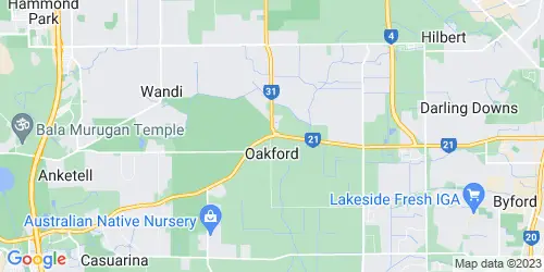 Oakford crime map