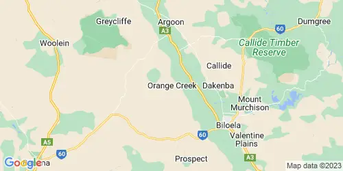 Orange Creek crime map