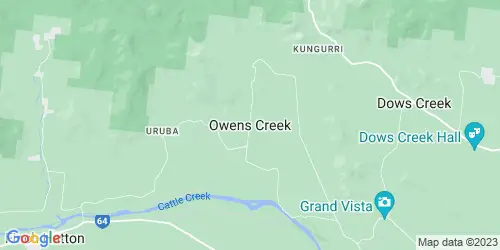 Owens Creek crime map