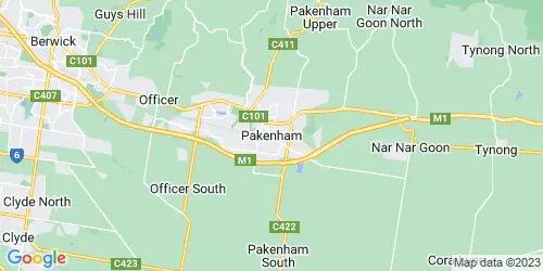 Pakenham crime map