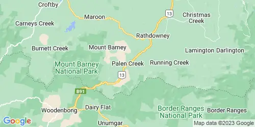 Palen Creek crime map