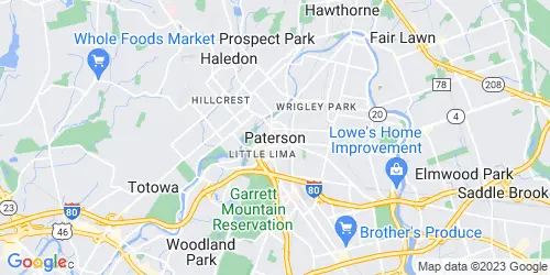 Paterson crime map