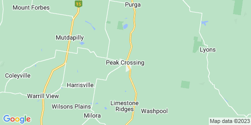 Peak Crossing crime map