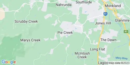 Pie Creek crime map