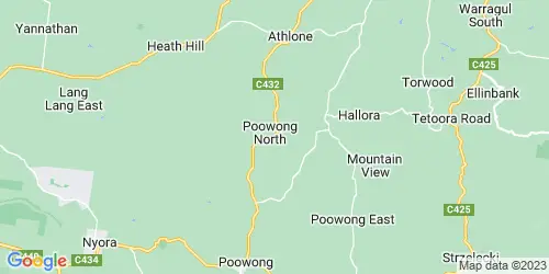 Poowong North crime map