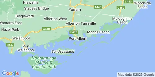 Port Albert crime map