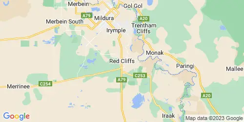 Red Cliffs crime map