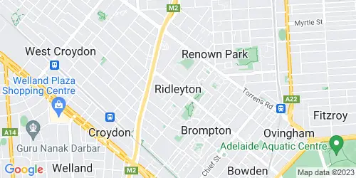 Ridleyton crime map