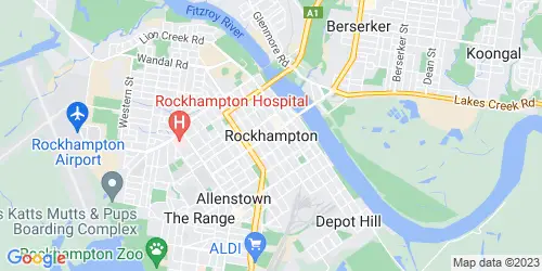 Rockhampton City crime map