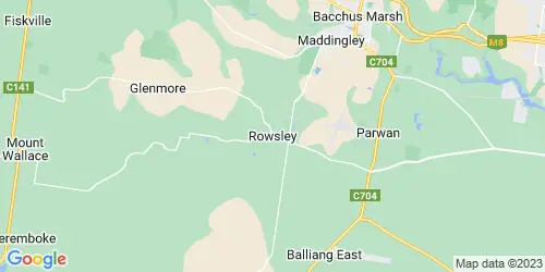 Rowsley crime map