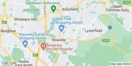 Rowville crime map