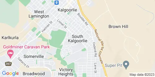 South Kalgoorlie crime map