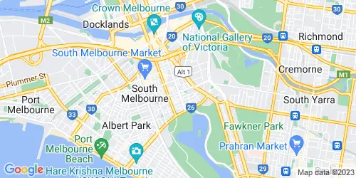 South Melbourne crime map