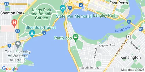 South Perth crime map