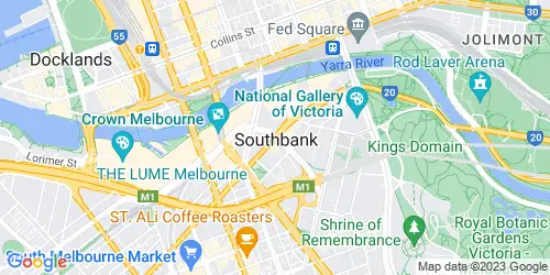 Southbank crime map