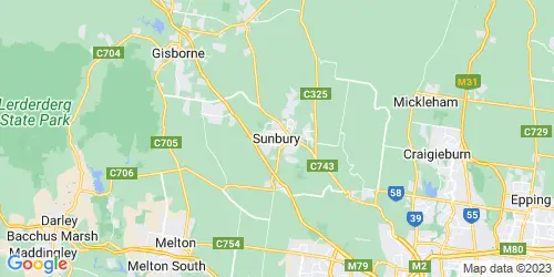 Sunbury crime map