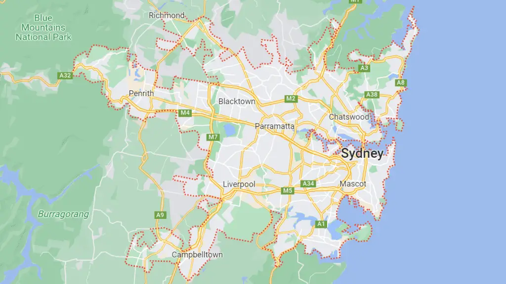 Sydney crime map