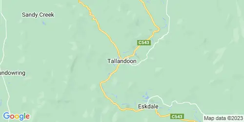 Tallandoon crime map