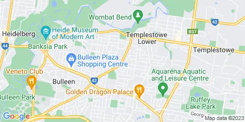Templestowe Lower crime map