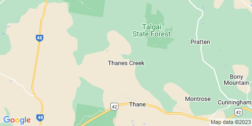 Thanes Creek crime map