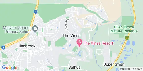 The Vines crime map