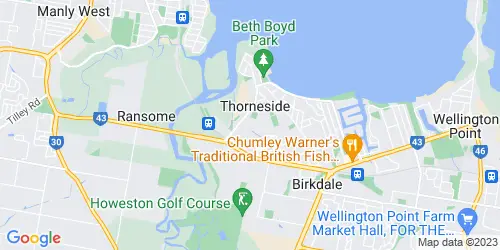 Thorneside crime map