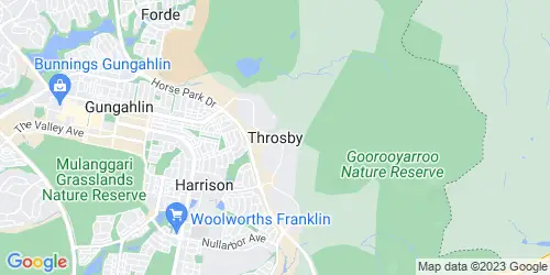 Throsby crime map