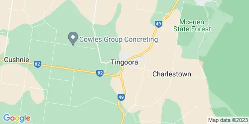 Tingoora crime map