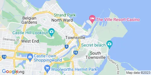 Townsville City crime map