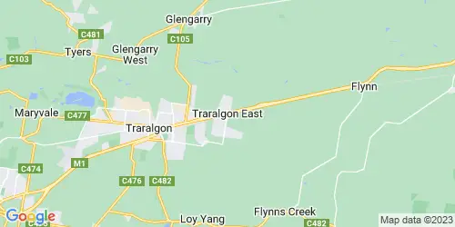 Traralgon East crime map