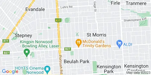 Trinity Gardens crime map