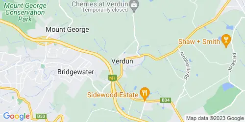 Verdun crime map