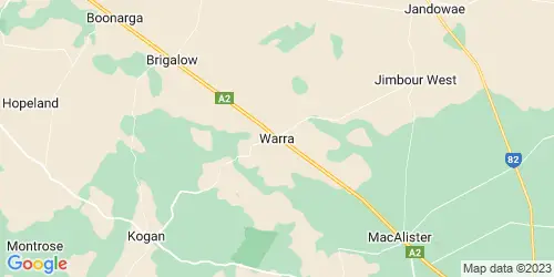 Warra crime map