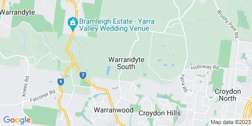 Warrandyte South crime map