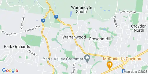 Warranwood crime map