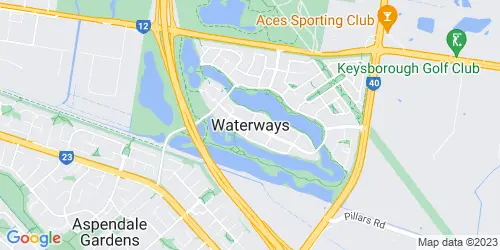 Waterways crime map