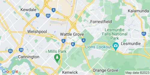 Wattle Grove (WA) crime map