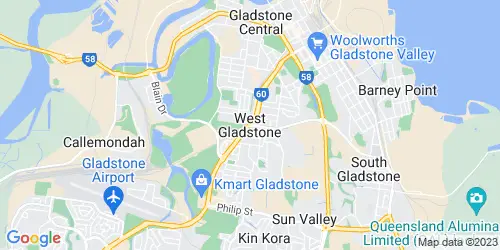 West Gladstone crime map