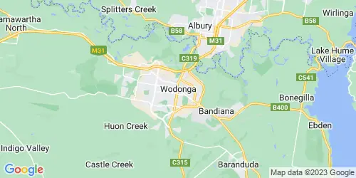 Wodonga crime map