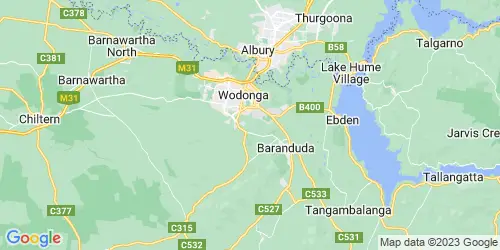Wodonga city crime map