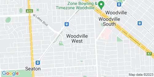 Woodville West crime map