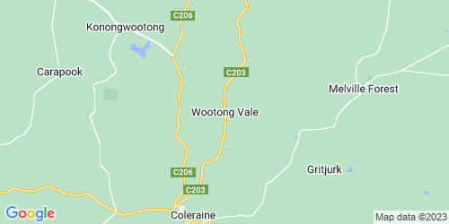 Wootong Vale crime map