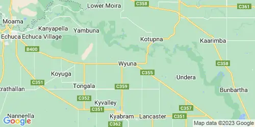 Wyuna crime map