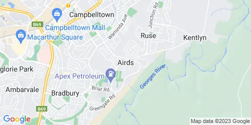 Airds crime map