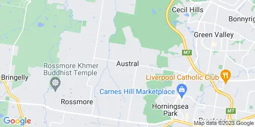 Austral crime map