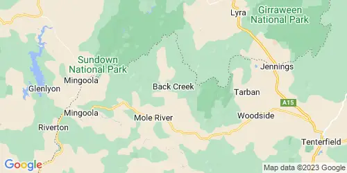Back Creek (Tenterfield) crime map