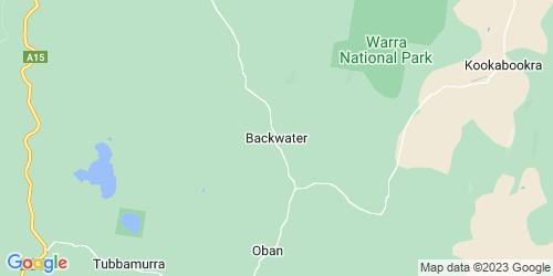 Backwater crime map
